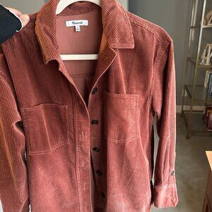 Madewell Corduroy Oversized Shirt Jacket